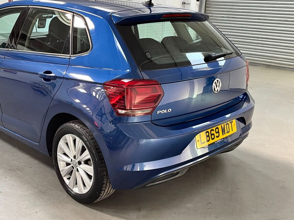 USED 2019 69 VOLKSWAGEN POLO 1.0 TSI GPF SEL Hatchback 5dr Petrol DSG Euro 6 (s/s) (115 ps) 16" ALLOYS+F/R SENSORS+SAT NAV