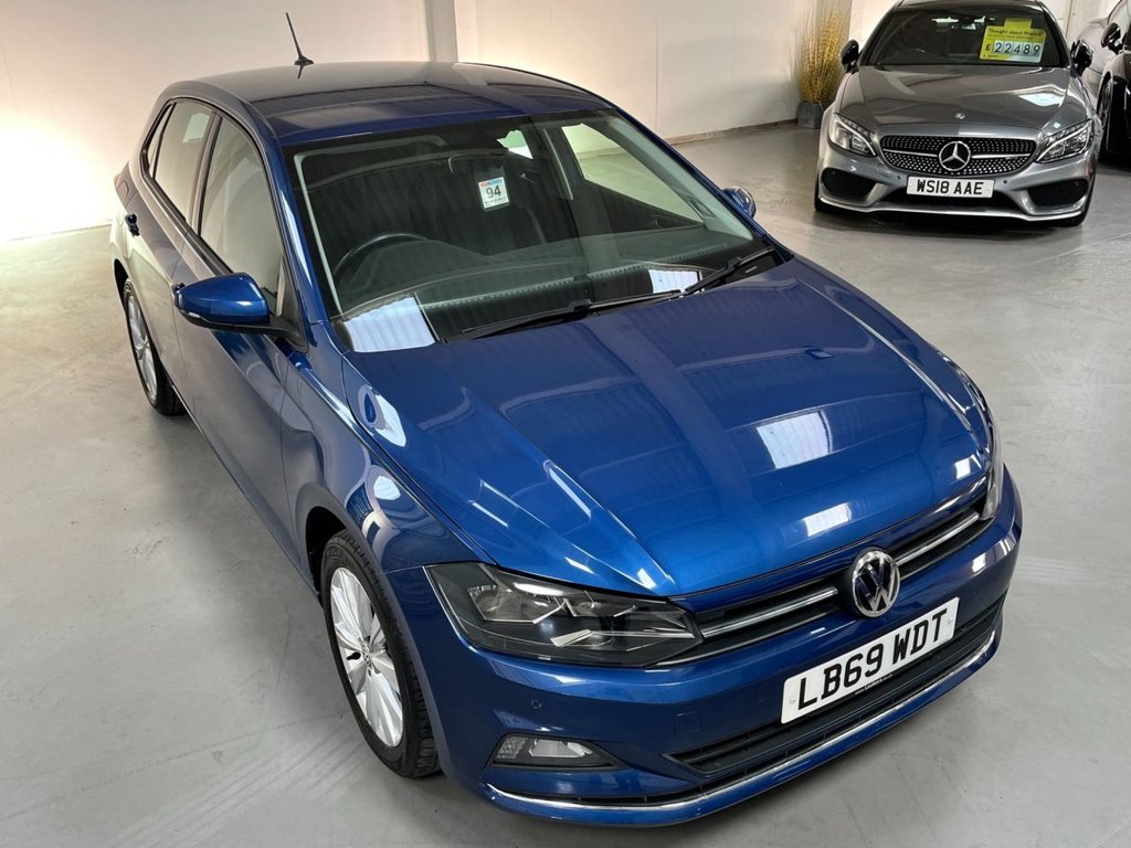 USED 2019 69 VOLKSWAGEN POLO 1.0 TSI GPF SEL Hatchback 5dr Petrol DSG Euro 6 (s/s) (115 ps) 16" ALLOYS+F/R SENSORS+SAT NAV