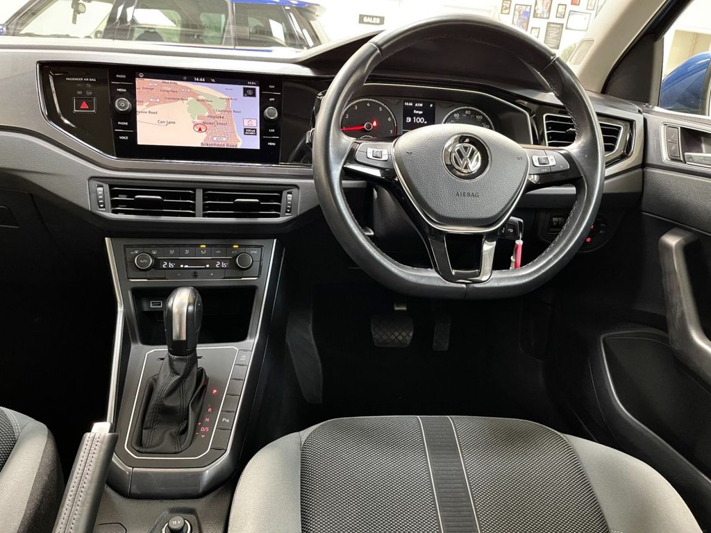 USED 2019 69 VOLKSWAGEN POLO 1.0 TSI GPF SEL Hatchback 5dr Petrol DSG Euro 6 (s/s) (115 ps) 16" ALLOYS+F/R SENSORS+SAT NAV