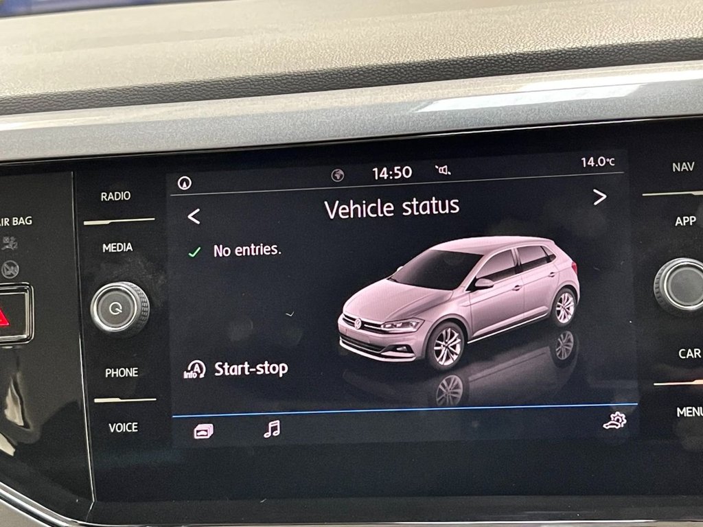 USED 2019 69 VOLKSWAGEN POLO 1.0 TSI GPF SEL Hatchback 5dr Petrol DSG Euro 6 (s/s) (115 ps) 16" ALLOYS+F/R SENSORS+SAT NAV