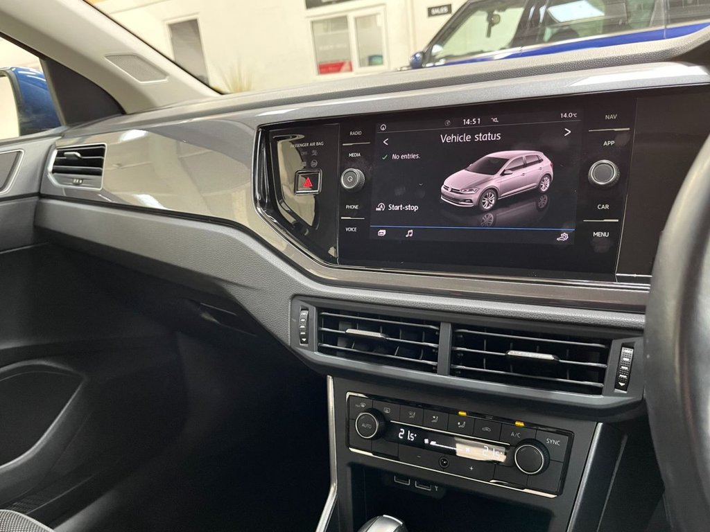 USED 2019 69 VOLKSWAGEN POLO 1.0 TSI GPF SEL Hatchback 5dr Petrol DSG Euro 6 (s/s) (115 ps) 16" ALLOYS+F/R SENSORS+SAT NAV