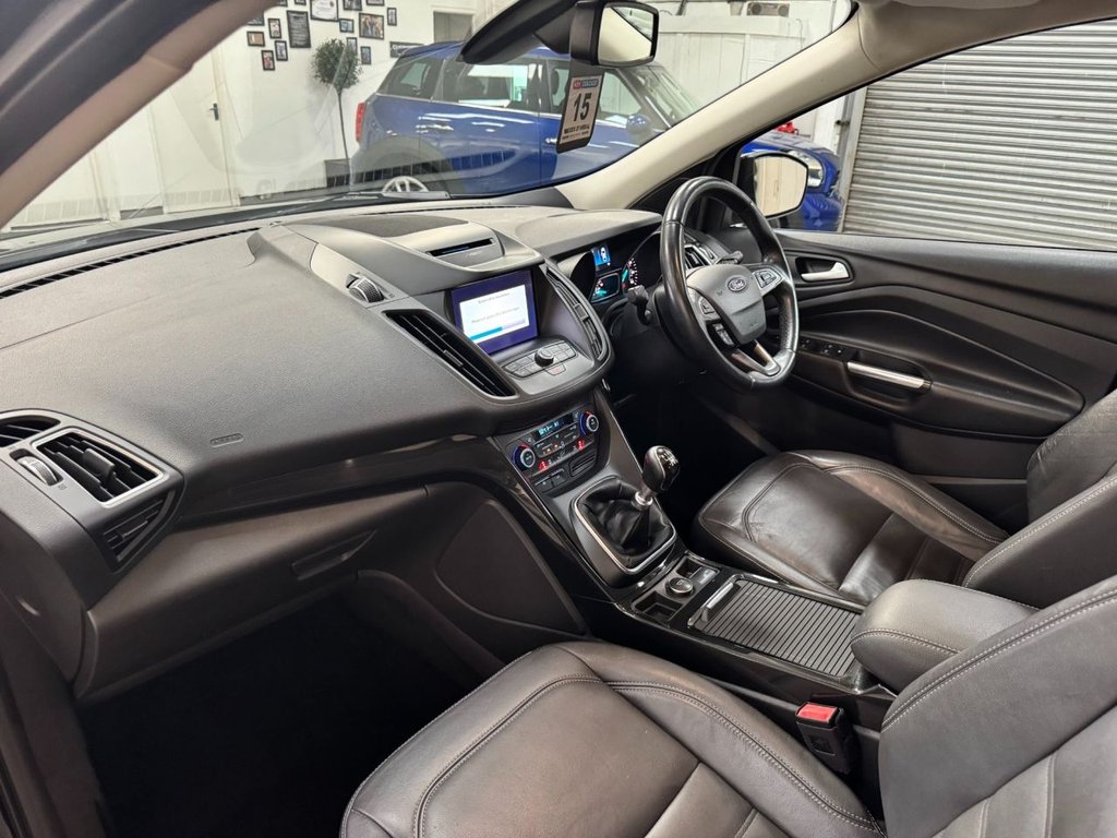 USED 2019 69 FORD KUGA 1.5T EcoBoost Titanium X Edition SUV 5dr Petrol Manual Euro 6 (s/s) (150 ps) SAT NAV+PAN ROOF+HEAT LEATHER