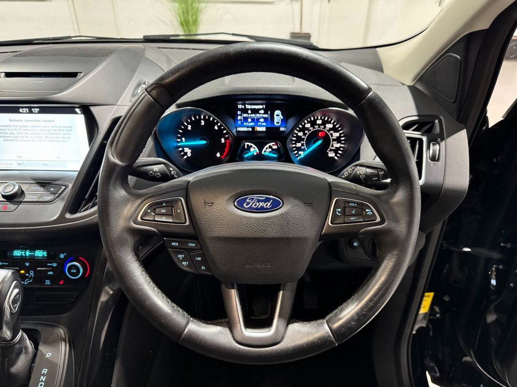 USED 2019 19 FORD KUGA 2.0 TDCi Titanium X SUV 5dr Diesel Powershift Euro 6 (120 ps) 18"ALLOYS+PAN ROOF+SAT NAV+DAB