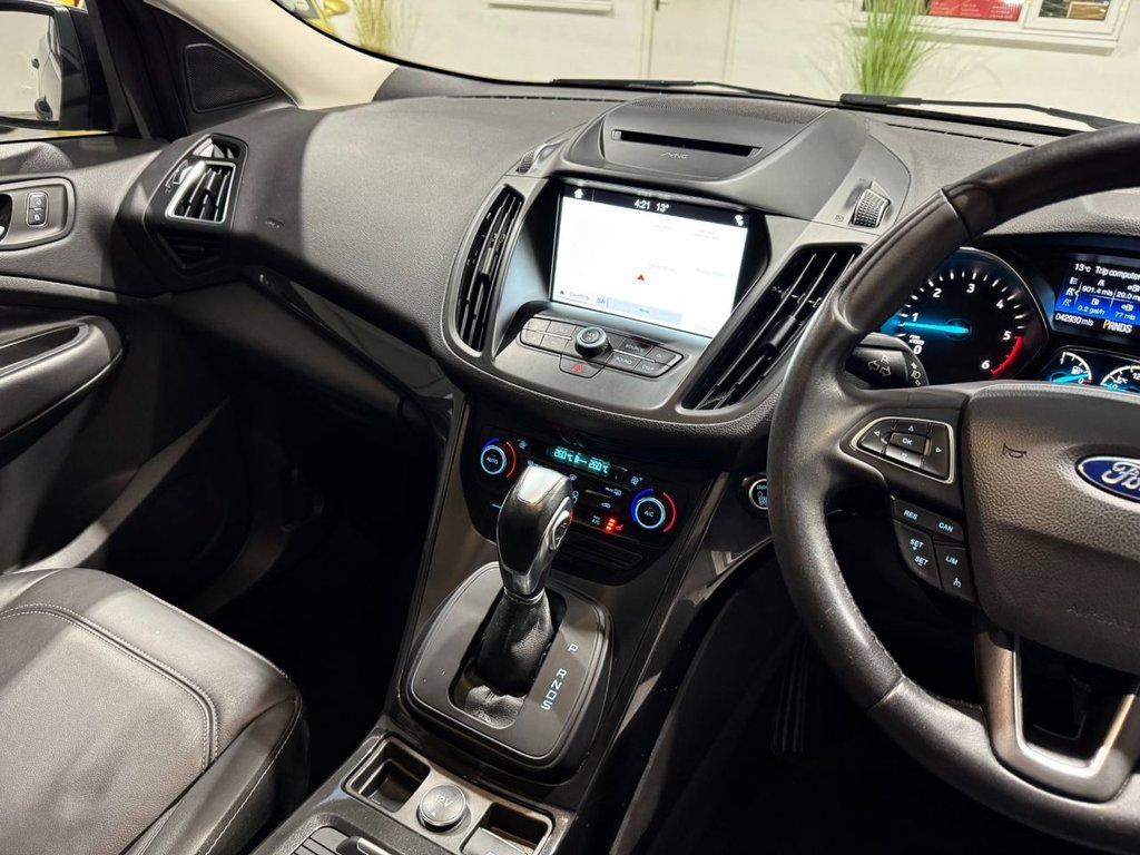 USED 2019 19 FORD KUGA 2.0 TDCi Titanium X SUV 5dr Diesel Powershift Euro 6 (120 ps) 18"ALLOYS+PAN ROOF+SAT NAV+DAB