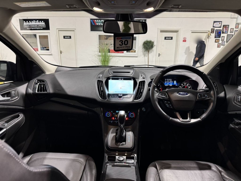 USED 2019 19 FORD KUGA 2.0 TDCi Titanium X SUV 5dr Diesel Powershift Euro 6 (120 ps) 18"ALLOYS+PAN ROOF+SAT NAV+DAB