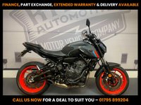 USED 2021 21 YAMAHA MT-07 - BUY ONLINE 24 HRS A DAY - FINANCE AVAILABLE - ALL TYPES OF CREDIT ACCEPTED WITH AKRAPOVIC EXHAUST