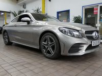USED 2020 20 MERCEDES-BENZ C-CLASS 1.5 C200 MHEV AMG Line (Premium) Coupe 2dr Petrol G-Tronic+ Euro 6 (s/s) (198 ps) SAT NAV SMARTPHONE INTEGRATION HEATED PART LEATHER REAR VIEW CAMERA CRUISE CONTROL PARKING SENSORS 2 OWNERS SERVICE HISTORY WARRANTY