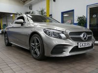 USED 2020 20 MERCEDES-BENZ C-CLASS 1.5 C200 MHEV AMG Line (Premium) Coupe 2dr Petrol G-Tronic+ Euro 6 (s/s) (198 ps) SAT NAV SMARTPHONE INTEGRATION HEATED PART LEATHER REAR VIEW CAMERA CRUISE CONTROL PARKING SENSORS 2 OWNERS SERVICE HISTORY WARRANTY