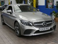 USED 2020 20 MERCEDES-BENZ C-CLASS 1.5 C200 MHEV AMG Line (Premium) Coupe 2dr Petrol G-Tronic+ Euro 6 (s/s) (198 ps) SAT NAV SMARTPHONE INTEGRATION HEATED PART LEATHER REAR VIEW CAMERA CRUISE CONTROL PARKING SENSORS 2 OWNERS SERVICE HISTORY WARRANTY