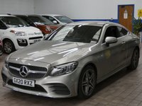 USED 2020 20 MERCEDES-BENZ C-CLASS 1.5 C200 MHEV AMG Line (Premium) Coupe 2dr Petrol G-Tronic+ Euro 6 (s/s) (198 ps) SAT NAV SMARTPHONE INTEGRATION HEATED PART LEATHER REAR VIEW CAMERA CRUISE CONTROL PARKING SENSORS 2 OWNERS SERVICE HISTORY WARRANTY
