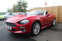 USED 2017 17 FIAT 124 1.4 MultiAir Lusso Convertible 2dr Petrol Euro 6 (140 ps) VIEW AND RESERVE ONLINE OR CALL 01527-853940 FOR MORE INFO.