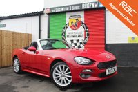 USED 2017 17 FIAT 124 1.4 MultiAir Lusso Convertible 2dr Petrol Euro 6 (140 ps) VIEW AND RESERVE ONLINE OR CALL 01527-853940 FOR MORE INFO.