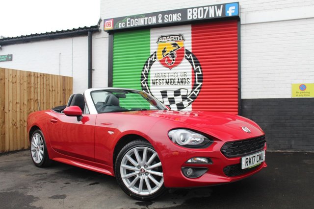 2017 17 Fiat 124 1.4 MultiAir Lusso Convertible 2dr Petrol Euro 6 (140 ps)