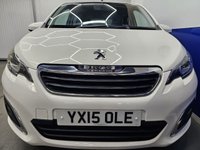USED 2015 15 PEUGEOT 108 1.2 VTi PureTech Allure Hatchback 5dr Petrol Manual Euro 5 (82 ps) &pound;0 Road Tax, Low Miles!, Bluetooth, DAB