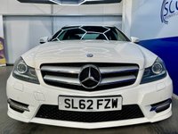 USED 2012 62 MERCEDES-BENZ C-CLASS 2.1 C220 CDI BlueEfficiency AMG Sport Coupe 2dr Diesel G-Tronic+ Euro 5 (s/s) (170 ps) Front & Rear Parking Sensors, Bluetooth, 1 Previous Owner