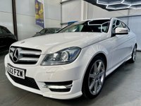 USED 2012 62 MERCEDES-BENZ C-CLASS 2.1 C220 CDI BlueEfficiency AMG Sport Coupe 2dr Diesel G-Tronic+ Euro 5 (s/s) (170 ps) Front & Rear Parking Sensors, Bluetooth, 1 Previous Owner