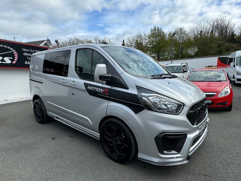 USED 2024 73 FORD TRANSIT CUSTOM 2.0 320 EcoBlue Limited Crew Van Double Cab 5dr Diesel Auto L1 H1 Euro 6 (170 ps) MOTION R DESIGN MASSIVE SPEC,AS NEW