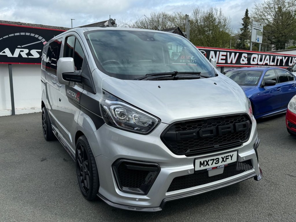 USED 2024 73 FORD TRANSIT CUSTOM 2.0 320 EcoBlue Limited Crew Van Double Cab 5dr Diesel Auto L1 H1 Euro 6 (170 ps) MOTION R DESIGN MASSIVE SPEC,AS NEW