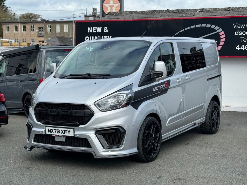 USED 2024 73 FORD TRANSIT CUSTOM 2.0 320 EcoBlue Limited Crew Van Double Cab 5dr Diesel Auto L1 H1 Euro 6 (170 ps) MOTION R DESIGN MASSIVE SPEC,AS NEW