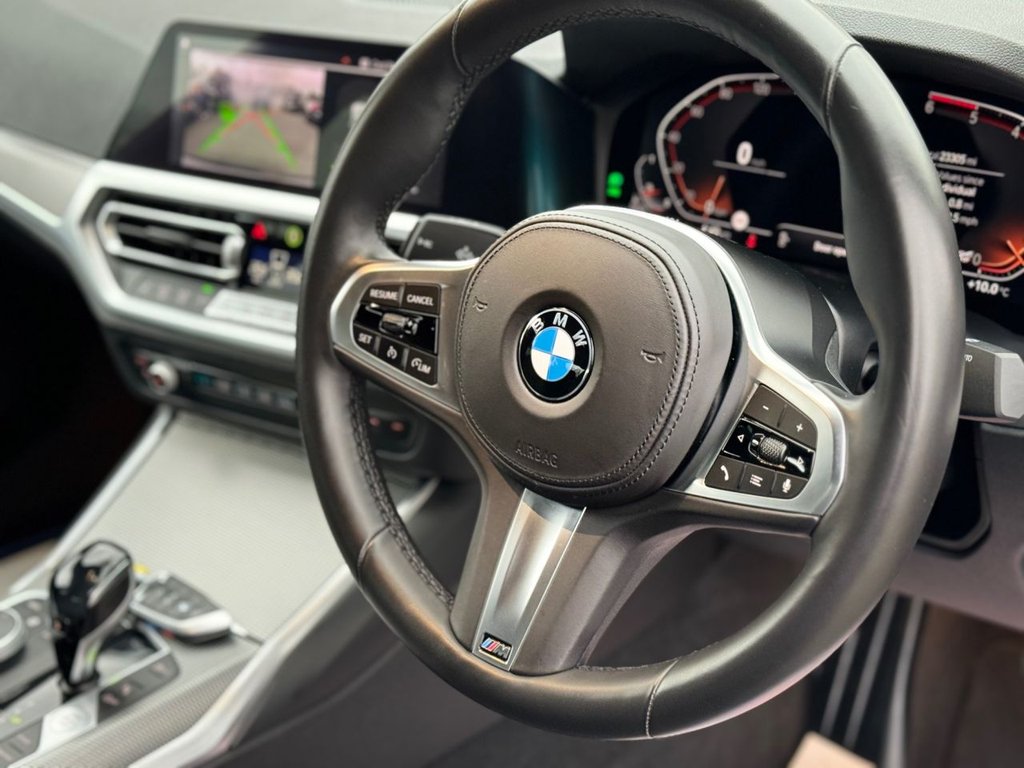 USED 2020 BMW 3 SERIES 2.0 318d M Sport Saloon 4dr Diesel Auto Euro 6 (s/s) (150 ps) 20" GLOSS BLACK ALLOYS