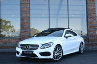 USED 2017 17 MERCEDES-BENZ C-CLASS 2.1 C250d AMG Line (Premium Plus) Coupe 2dr Diesel G-Tronic+ Euro 6 (s/s) (204 ps) PAN ROOF / PREMIUM+ / 19"