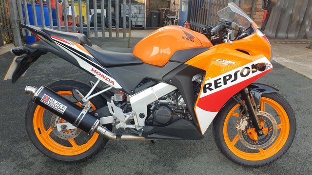 2015 65 Honda Cbr125r Learner Legal Repsol Edition
