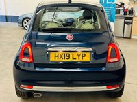 USED 2019 19 FIAT 500 1.2 Lounge Hatchback 3 Door Petrol Manual Euro 6 (s/s) (69 bhp) ULEZ EURO 6 SAT NAV PAN ROOF
