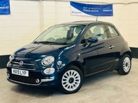 USED 2019 19 FIAT 500 1.2 Lounge Hatchback 3 Door Petrol Manual Euro 6 (s/s) (69 bhp) ULEZ EURO 6 SAT NAV PAN ROOF