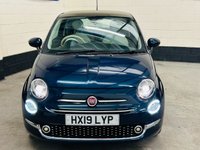 USED 2019 19 FIAT 500 1.2 Lounge Hatchback 3 Door Petrol Manual Euro 6 (s/s) (69 bhp) ULEZ EURO 6 SAT NAV PAN ROOF
