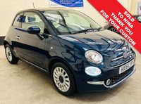 USED 2019 19 FIAT 500 1.2 Lounge Hatchback 3 Door Petrol Manual Euro 6 (s/s) (69 bhp) ULEZ EURO 6 SAT NAV PAN ROOF