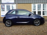 USED 2015 15 VAUXHALL ADAM 1.2 JAM 3d 69 BHP www.suffolkcarcentre.co.uk - Located a Reydon