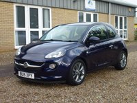 USED 2015 15 VAUXHALL ADAM 1.2 JAM 3d 69 BHP www.suffolkcarcentre.co.uk - Located a Reydon