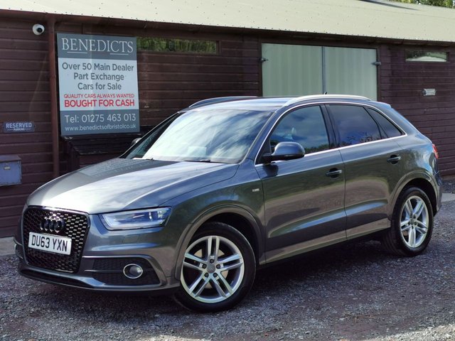 2013 63 Audi Q3 2.0 TDI S line SUV 5dr Diesel S Tronic quattro Euro 5 (s/s) (177 ps)