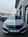 USED 2018 P HONDA CIVIC 1.0 VTEC Turbo SR Hatchback 5dr Petrol CVT Euro 6 (s/s) (126 ps) 