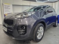USED 2017 17 KIA SPORTAGE 1.6 GDi 2 SUV 5dr Petrol Manual Euro 6 (s/s) (130 bhp) Satellite Navigation, Android Auto, 1 Owner From New