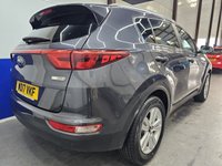USED 2017 17 KIA SPORTAGE 1.6 GDi 2 SUV 5dr Petrol Manual Euro 6 (s/s) (130 bhp) Satellite Navigation, Android Auto, 1 Owner From New
