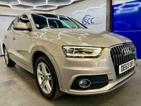 USED 2013 63 AUDI Q3 2.0 TDI S line SUV 5dr Diesel Manual Euro 5 (s/s) (140 ps) P.Sensors,Bluetooth,&pound;4k Extras