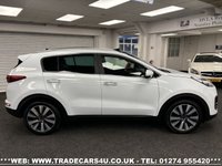 USED 2017 17 KIA SPORTAGE KIA SPORTAGE 1.7 CRDi 3 16V DCT 7 SPEED AUTO 4WD EURO 6 UK DELIVERY FLAT FEE &pound;175 (SUBJECT TO DEAL) *OVER 100 IMAGES ON OUR WEBSITE*BESPOKE FINANCE ARRANGED*PART EXCHANGE WELCOME*ALL VEHICLES HPI CLEAR
