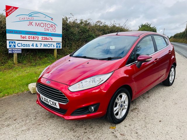 2016 66 Ford Fiesta 1.25 Zetec Hatchback 5dr Petrol Manual Euro 6 (82 ps)