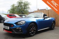 USED 2018 18 ABARTH 124 SPIDER 1.4 MultiAir Convertible 2dr Petrol Manual Euro 6 (170 ps) FINISHED IN ISOLA D'ELBA