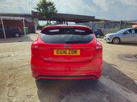 USED 2016 16 FORD FOCUS 2.0 ZETEC S TDCI RED EDITION 5d 148 BHP Lovely Example Only &pound;20 Road Tax