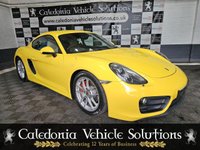 USED 2014 64 PORSCHE CAYMAN 2.7 981 Coupe 2dr Petrol PDK Euro 6 (s/s) (275 ps) BEAUTIFULLY PRESENTED IN RACING YELLOW WITH EXTENSIVE SERVICE HISTORY & 12 MONTHS MOT