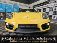 USED 2014 64 PORSCHE CAYMAN 2.7 981 Coupe 2dr Petrol PDK Euro 6 (s/s) (275 ps) BEAUTIFULLY PRESENTED IN RACING YELLOW WITH EXTENSIVE SERVICE HISTORY & 12 MONTHS MOT