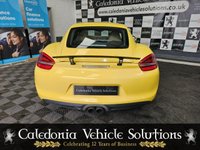 USED 2014 64 PORSCHE CAYMAN 2.7 981 Coupe 2dr Petrol PDK Euro 6 (s/s) (275 ps) BEAUTIFULLY PRESENTED IN RACING YELLOW WITH EXTENSIVE SERVICE HISTORY & 12 MONTHS MOT