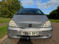 USED 1999 T MERCEDES-BENZ A-CLASS 1.4 A140 Elegance Hatchback 5dr Petrol Automatic (180 g/km, 82 bhp) BLUETOOTH-AUX-USB