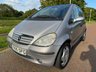 USED 1999 T MERCEDES-BENZ A-CLASS 1.4 A140 Elegance Hatchback 5dr Petrol Automatic (180 g/km, 82 bhp) BLUETOOTH-AUX-USB