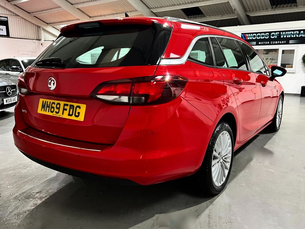 USED 2019 69 VAUXHALL ASTRA 1.4i Turbo GPF Elite Nav Sports Tourer 5dr Petrol Auto Euro 6 (s/s) (150 ps) 17"ALLOYS+SAT NAV+HEATED SEATS