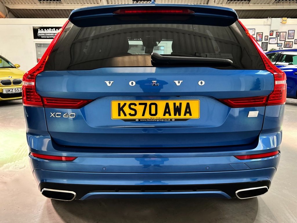 USED 2020 70 VOLVO XC60 2.0h T6 Recharge 11.6kWh R-Design SUV 5dr Petrol Plug-in Hybrid Auto AWD Euro 6 (s/s) (340 ps) &pound;8355 UPGRADES+CLIMATE+LOUNGE