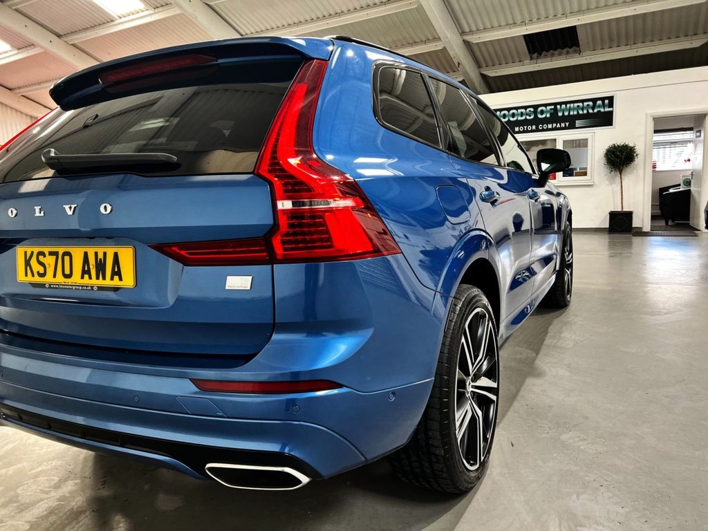 USED 2020 70 VOLVO XC60 2.0h T6 Recharge 11.6kWh R-Design SUV 5dr Petrol Plug-in Hybrid Auto AWD Euro 6 (s/s) (340 ps) &pound;8355 UPGRADES+CLIMATE+LOUNGE