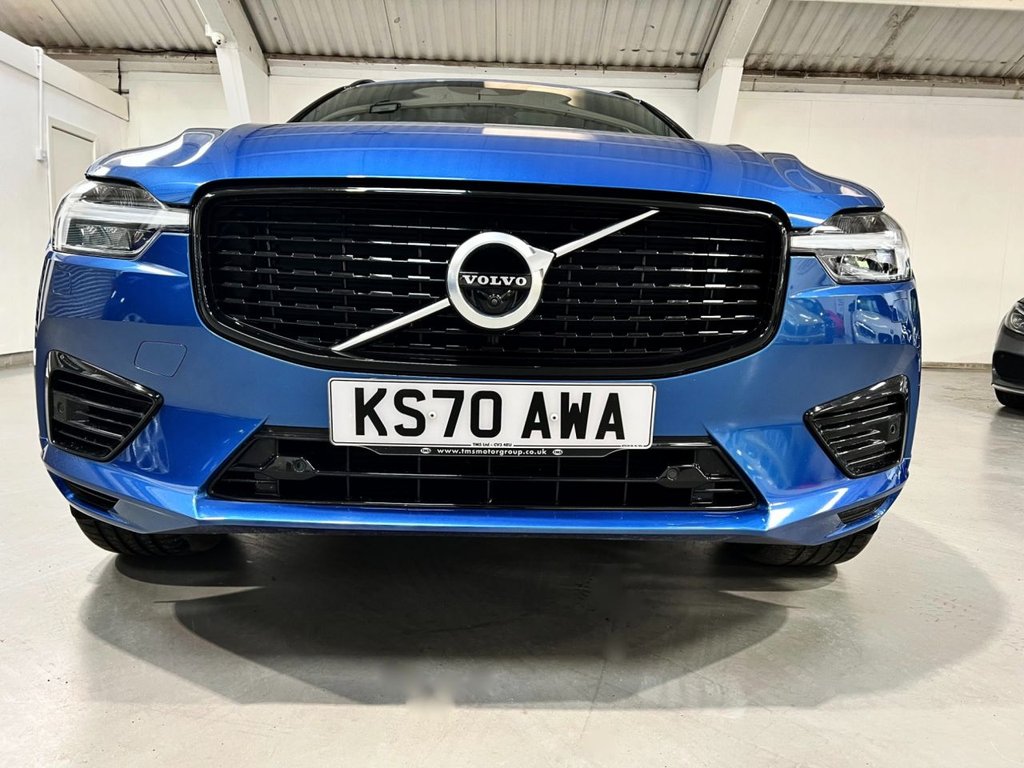 USED 2020 70 VOLVO XC60 2.0h T6 Recharge 11.6kWh R-Design SUV 5dr Petrol Plug-in Hybrid Auto AWD Euro 6 (s/s) (340 ps) &pound;8355 UPGRADES+CLIMATE+LOUNGE